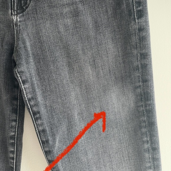 MOTHER Women's Gray Straight Leg Jeans - Picture 9 of 9
